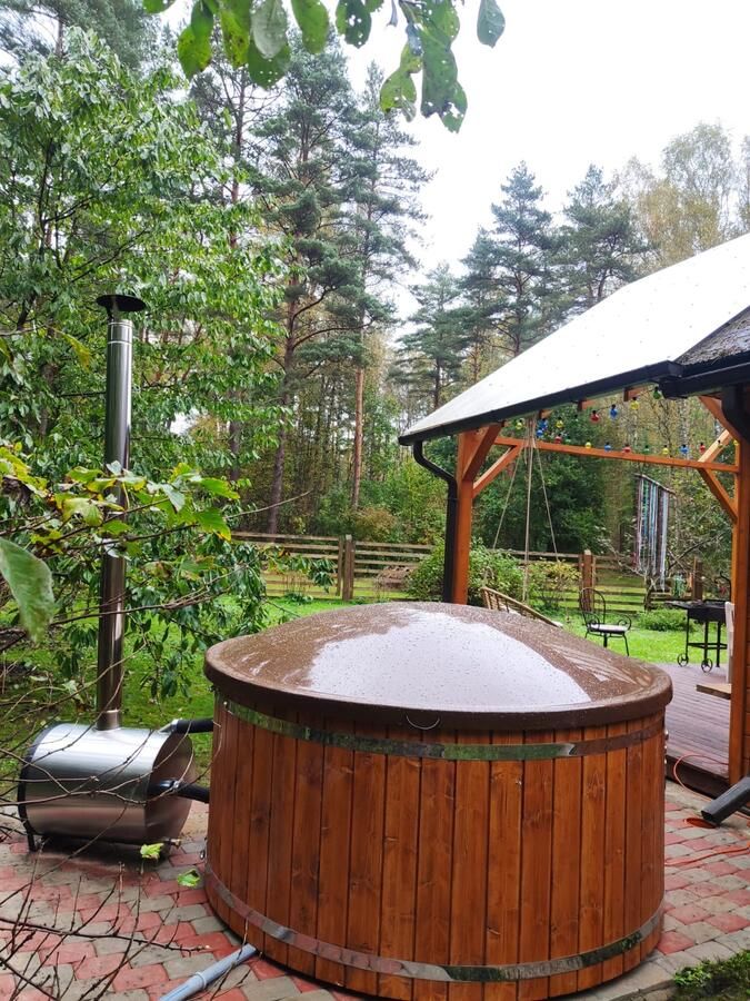 Дома для отпуска Forest house with outdoor hot tub Юрмала-13